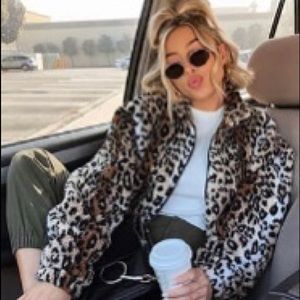 Leopard print jacket